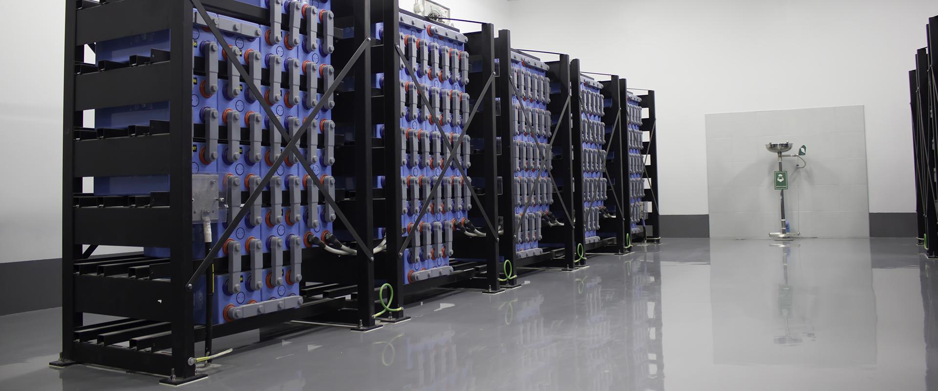 commercial battery-rack